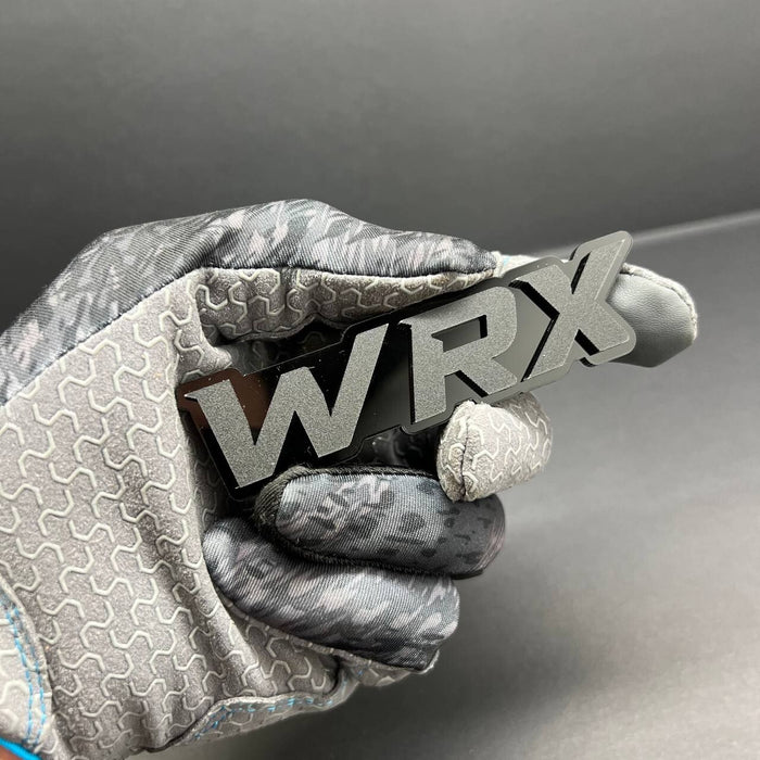 1pc WRX Black Black Mate Emblems WRX Side Fender Badge for WRX Emblem