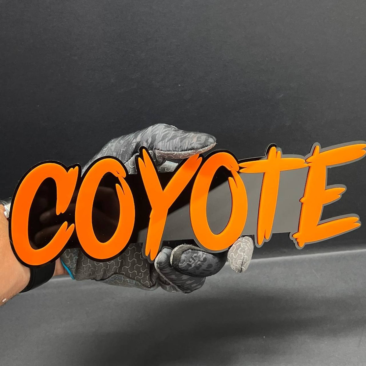 1PC COYOTE 3D Emblem – Custom Fender or Tailgate Badge for Car, SUV, or Truck