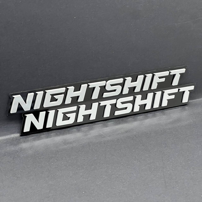 2pcs NIGHTSHIT Multicolor Emblems – NIGHTSHIT Fender Badges for NIGHTSHIT Emblem