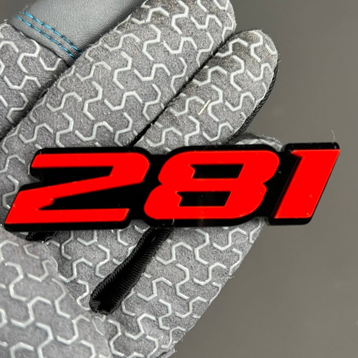 1PCS 281 Emblem Badge – 3D Acrylic Car Truck Fender Trunk Decal