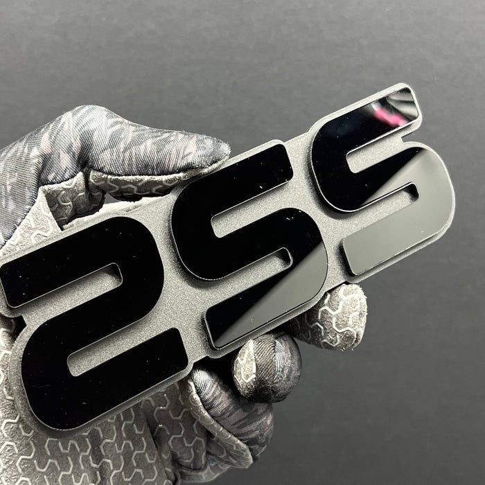 2SS Multicolor 3D Car Emblem – Durable Acrylic Fender & Trunk Decal 1pc