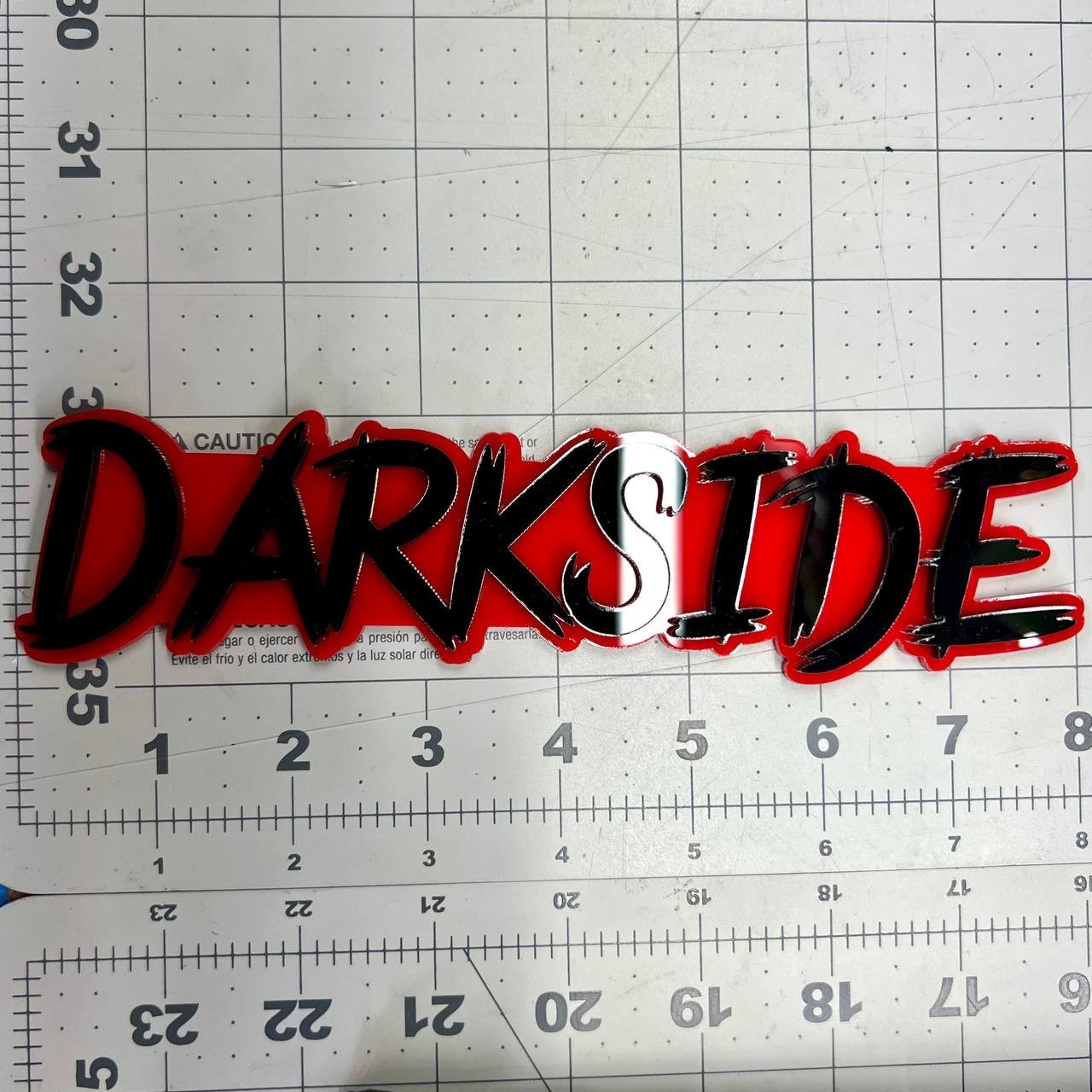 1PC DARKSIDE Emblem β 3D Multicolor Acrylic Car Fender & Tailgate Badge