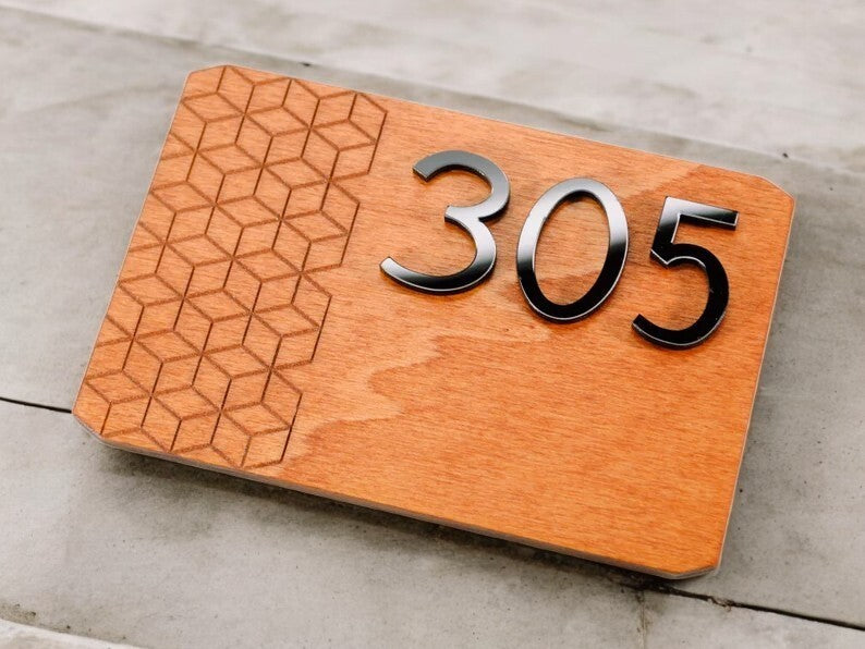 House Number Plaque Personalized Home Address Sign house number