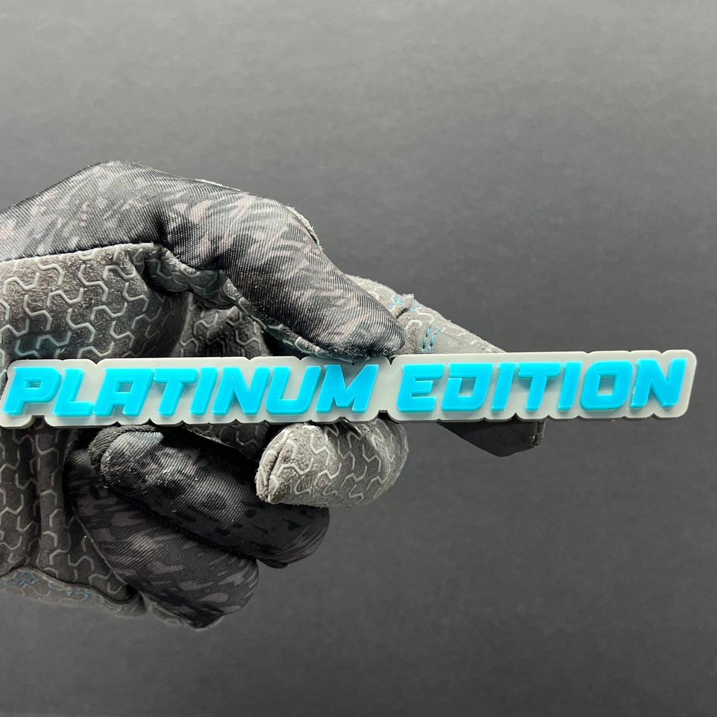 1PC PLATINUM Edition Emblem – Durable 3D Acrylic Fender & Trunk Badge