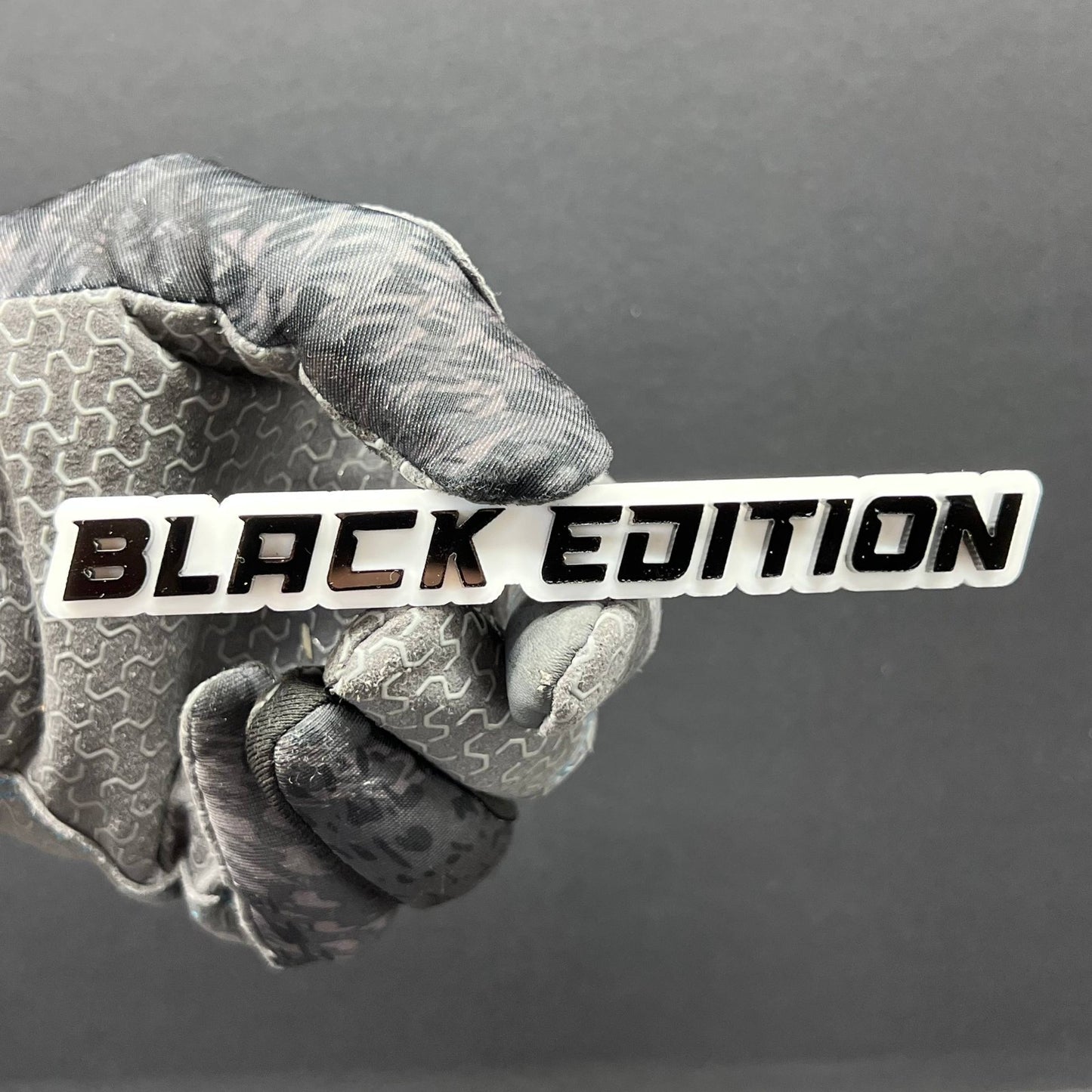1PC Black Edition Emblem – Durable 3D Acrylic Car, Truck & SUV Badge