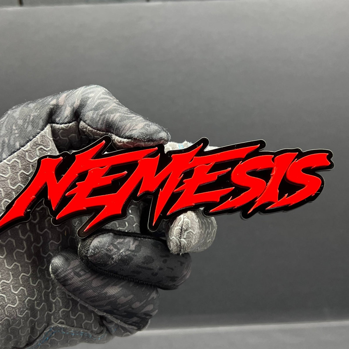1PC NEMESIS Emblem – Custom Multicolor 3D Acrylic Car & Truck Badge