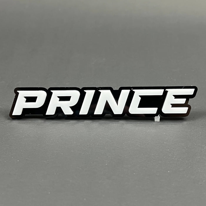 1PC PRINCE Badge – 3D Acrylic Car Truck Fender Tailgate Emblem Decal