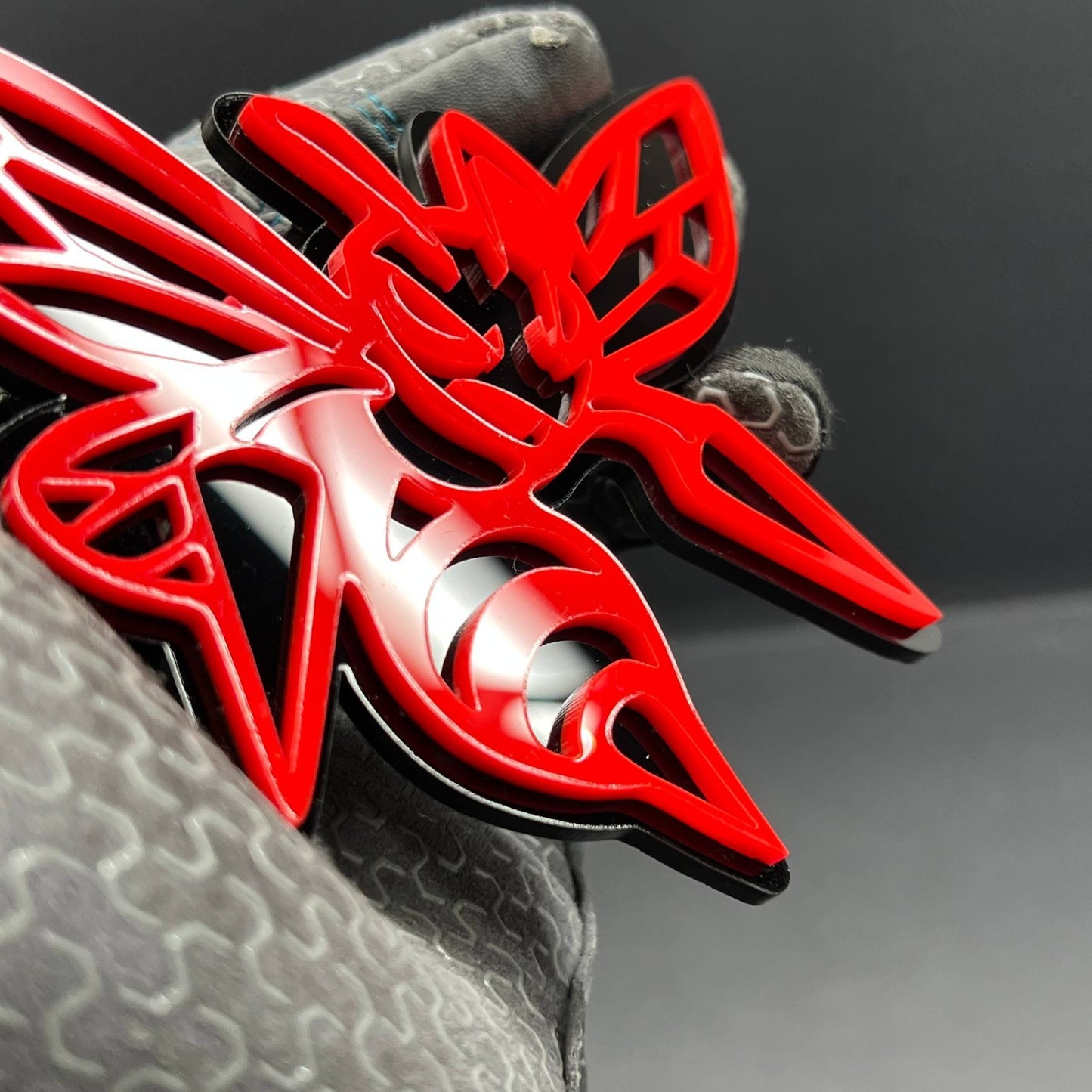 Hornet Bee 3D Acrylic Emblem Set – Custom Aggressive Fender Badges (2PCS)