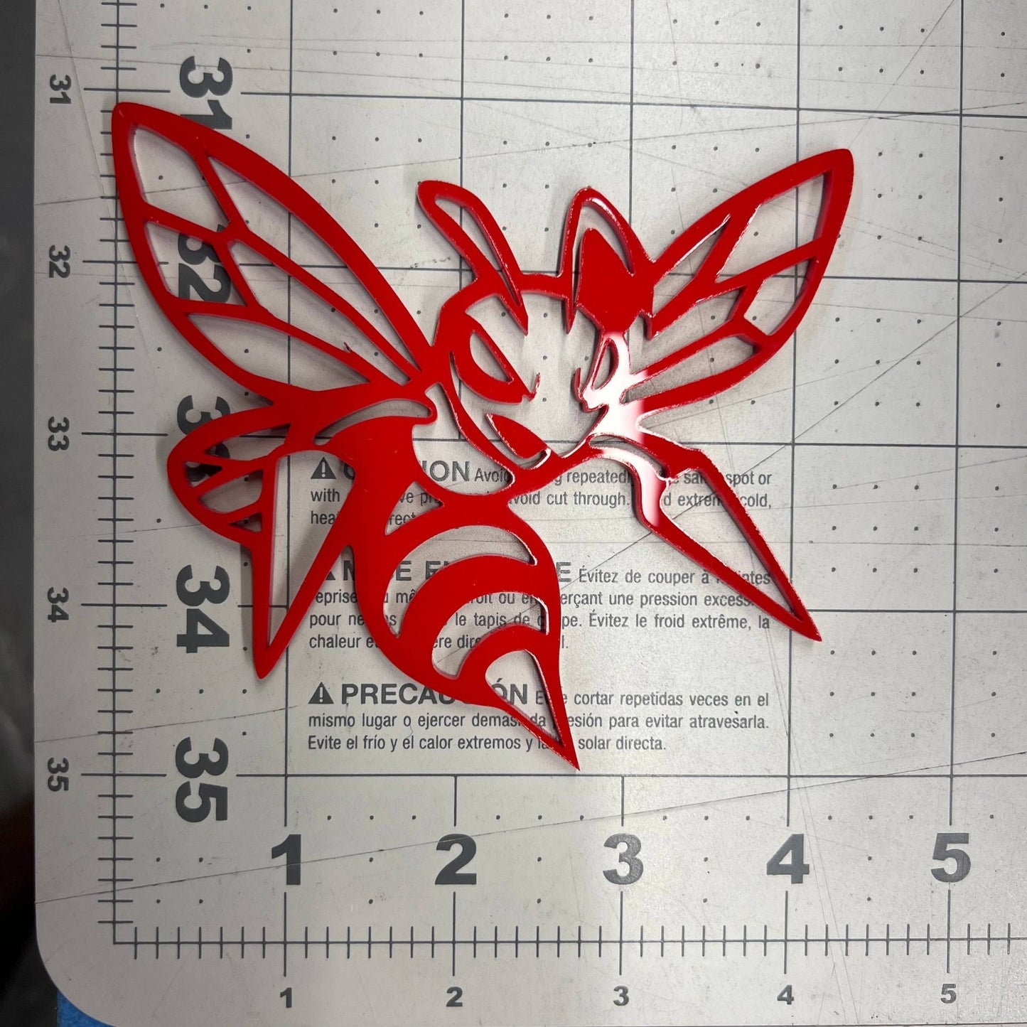 2PCS Hornet Bee Angry 3D Emblems – Multicolor Acrylic Muscle Car Badges