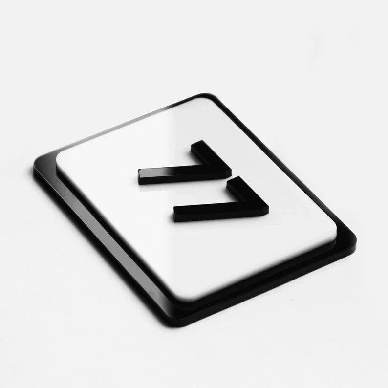 Modern House Signs Plaques Door Numbers 1 - 999 Personalised Name Plate
