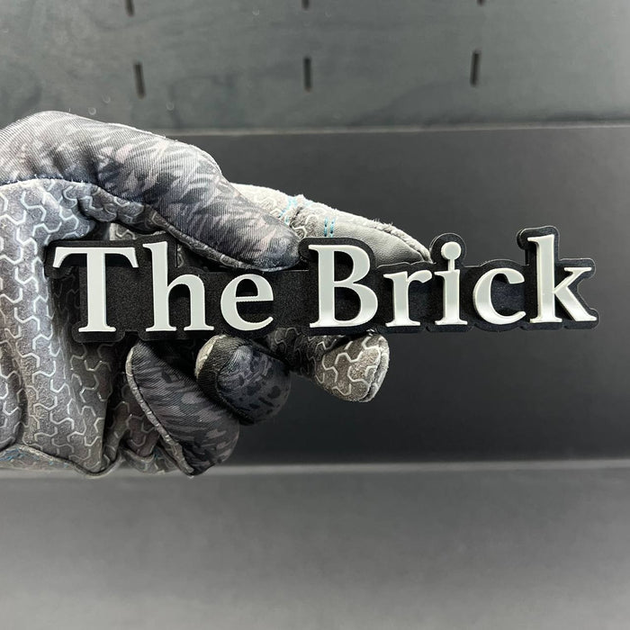 1PC The Brick Emblem – 3D Multicolor Acrylic Car & SUV Fender Badge