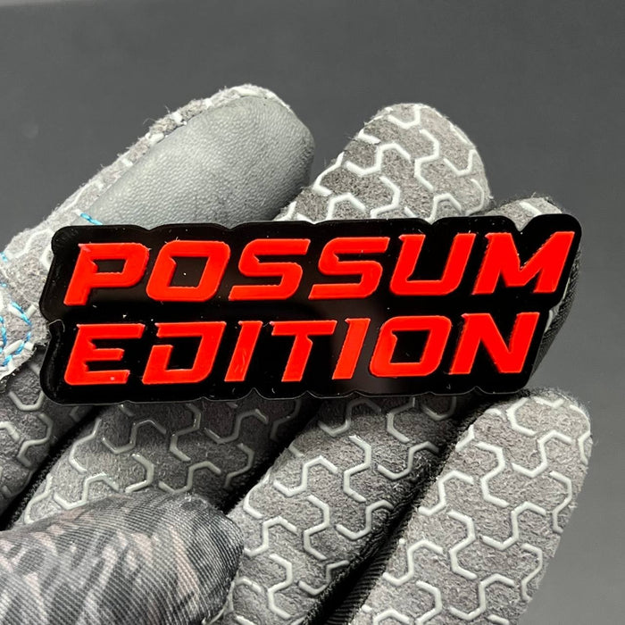 1PC POSSUM EDITION Emblem – Multicolor 3D Custom Badge for Car, SUV, Truck