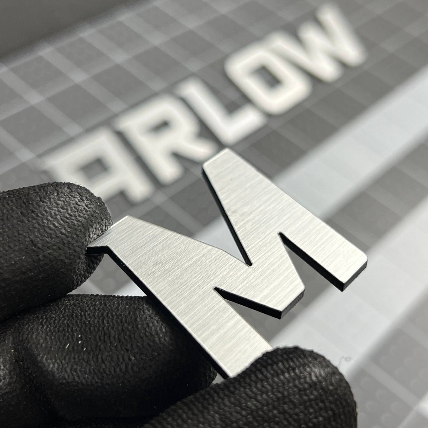1PC MARLOW Emblem – 3D Multicolor Acrylic Car Badge Decal Sticker