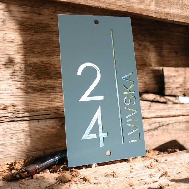 Personalized Outdoor Door Numbers Durable Custom Address Signs for Home