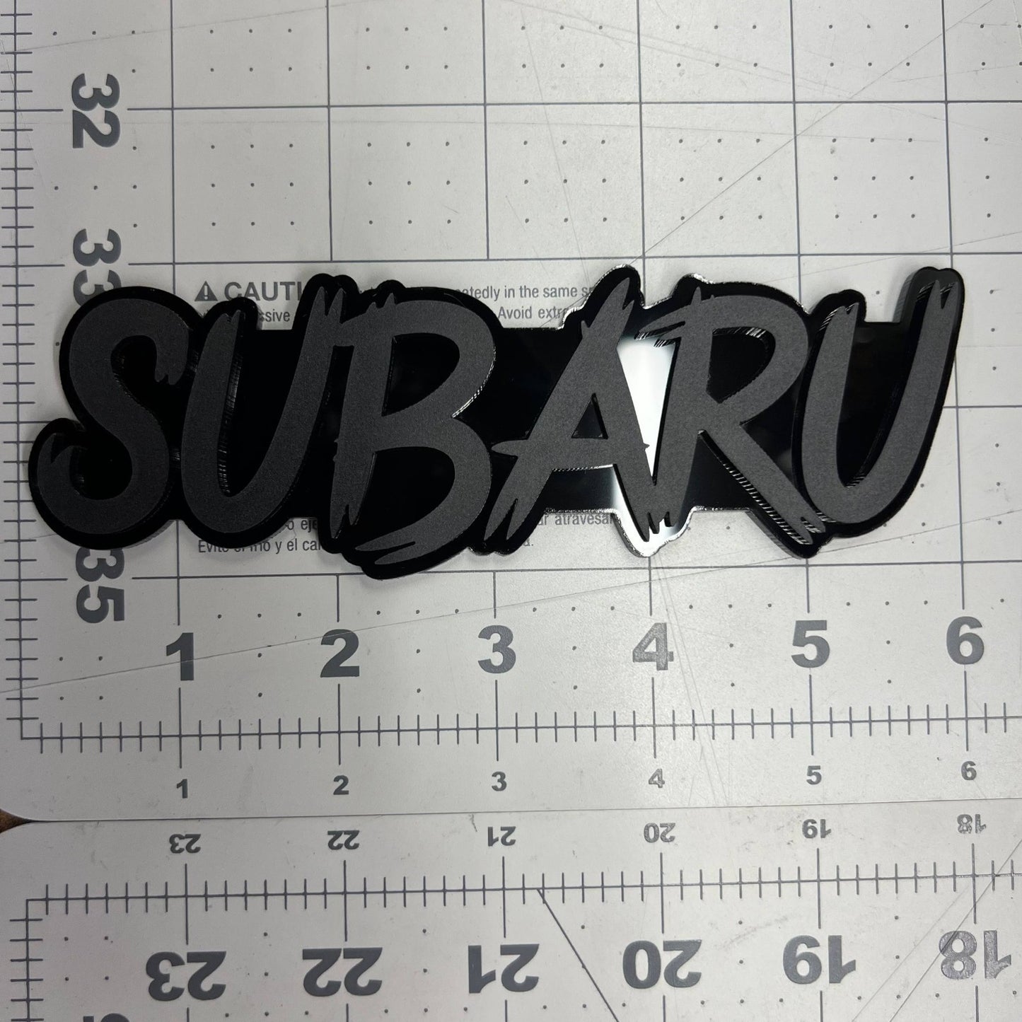 1pcs Subaru 3D Emblem – Multicolor Acrylic Car Badge Decal for Fender & Trunk