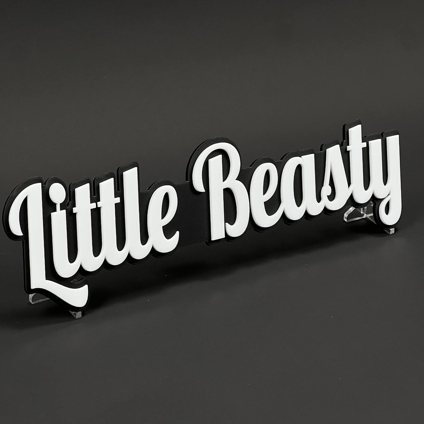 1PCS LITTLE BEASTY 3D Badge – Acrylic Fender Tailgate Car Truck Sticker Decal