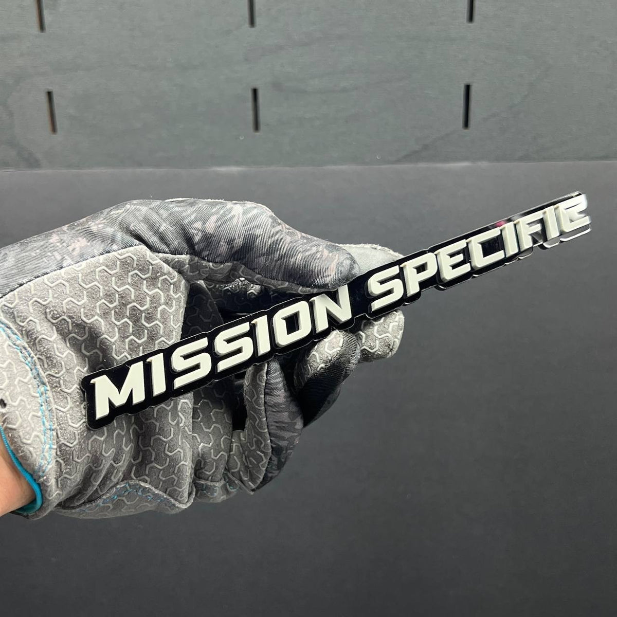 MISSION SPECIFIC Emblem – 3D Multicolor Acrylic Fender & Tailgate Badge (1pcs)