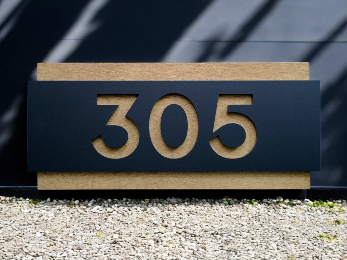 Custom House Number Plaque Personalized Home Address Sign house number