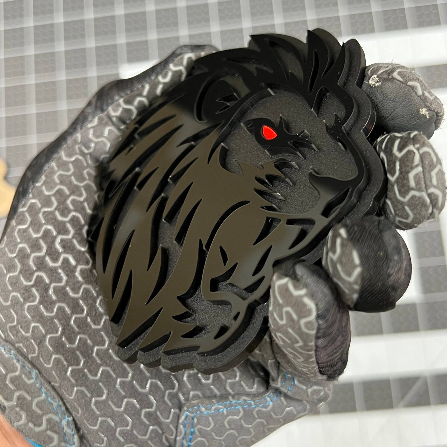 1pcs LION Multicolor 3D Acrylic Emblem – Custom Car, Truck & SUV Exterior Badge