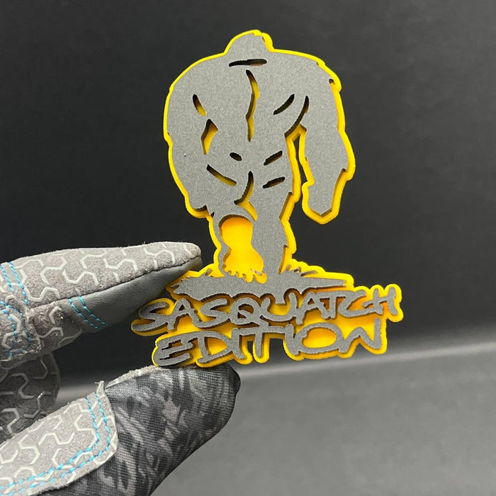1pcs Sasquatch Edition Emblem – 3D Acrylic Badge Decal for Truck SUV Off-Road