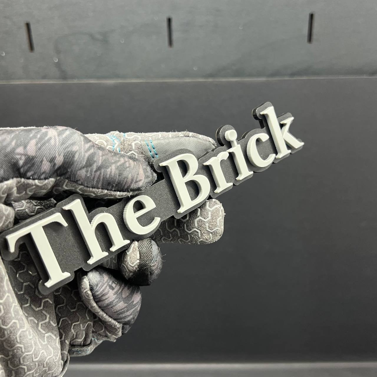 1PC The Brick Emblem – 3D Multicolor Acrylic Car & SUV Fender Badge