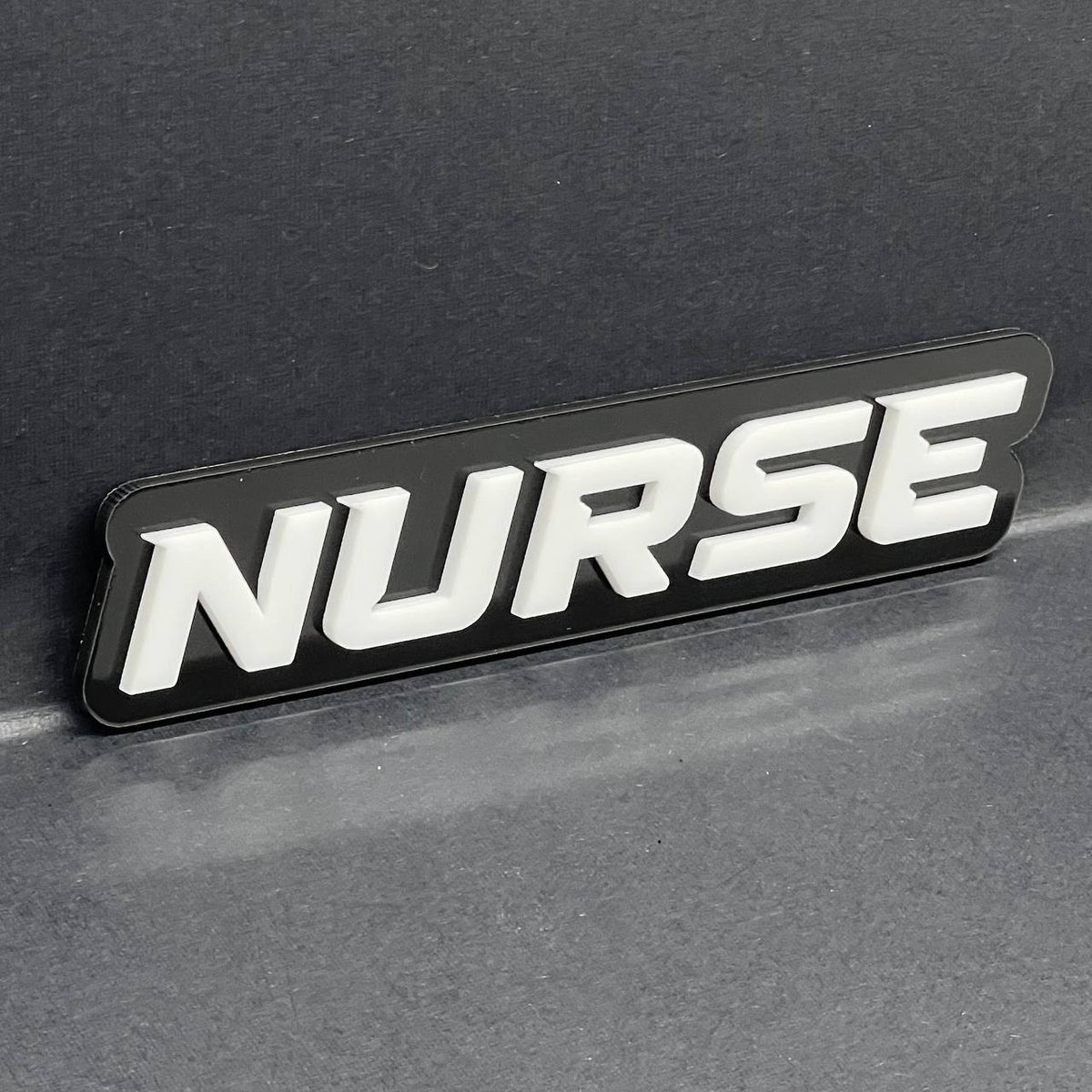 1PC NURSE Emblem – Acrylic Tailgate or Fender Badge for Car, SUV, Truck