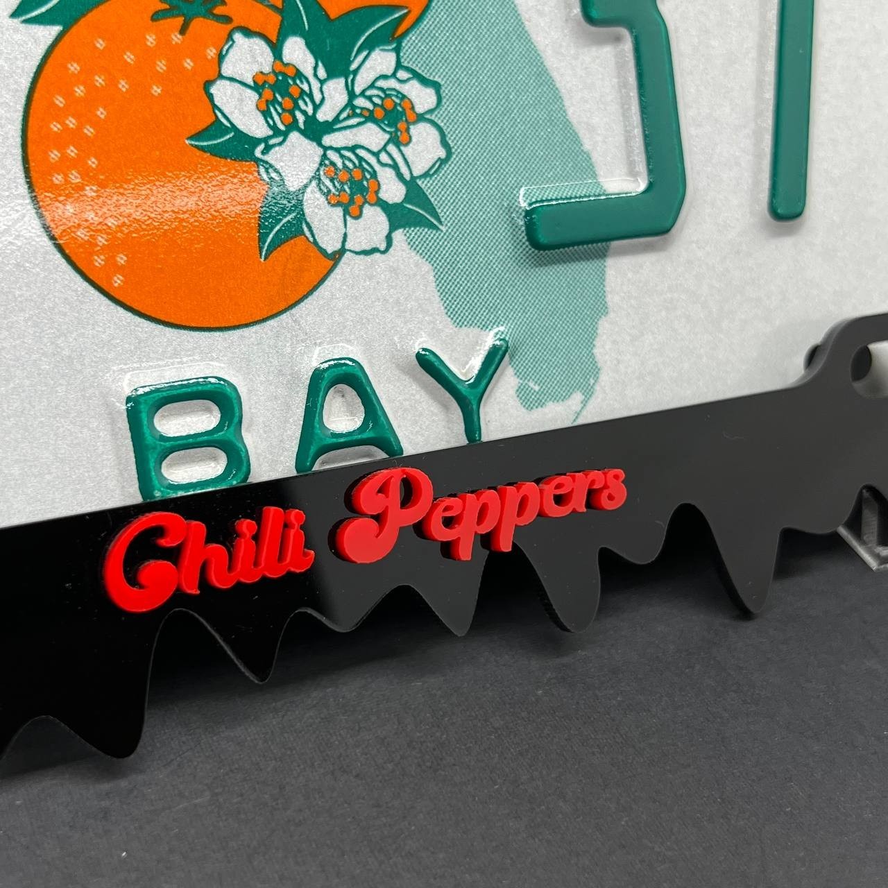 Red Hot Chili Peppers Black License Plate Frame Cover, Frame, Car Frame