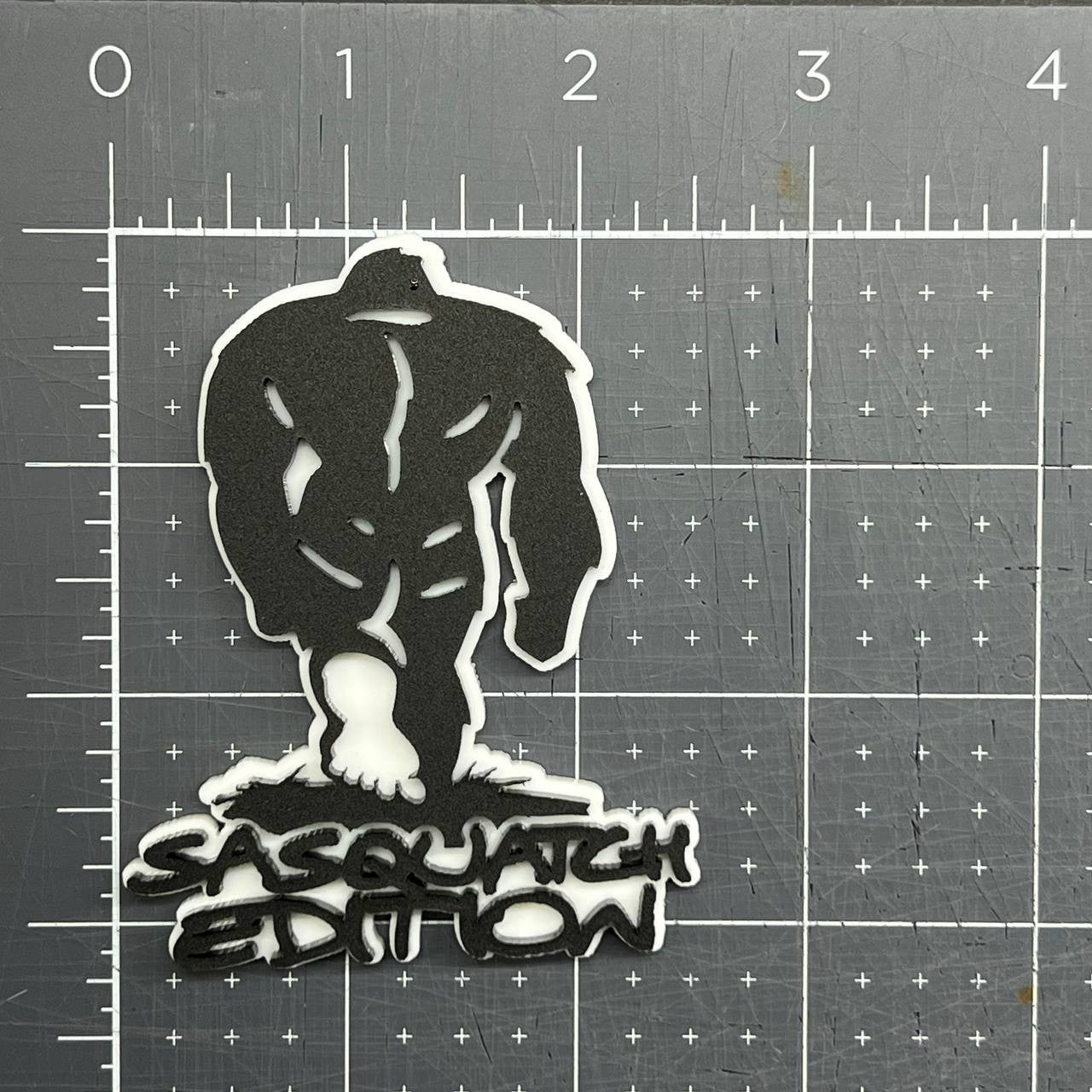 1PC SASQUATCH EDITION Emblem – 3D Acrylic Off-Road Badge for Truck SUV