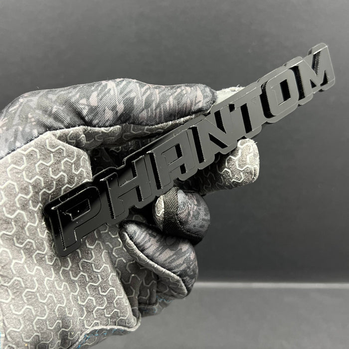 1PC PHANTOM Badge – 3D Multicolor Acrylic Car Truck SUV Fender & Tailgate Emblem