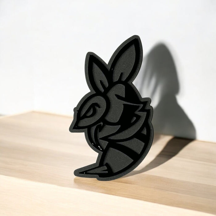 Hornet Emblem Badges MULTICOLOR Emblem Bee , 2 Badges, Fender Angry Agressive