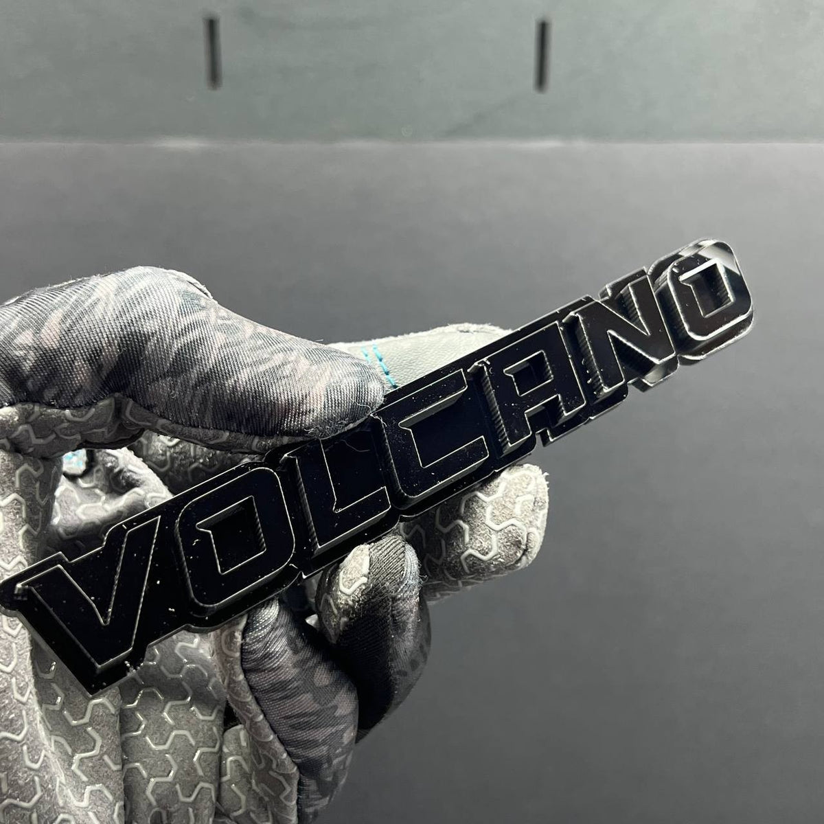 1PC VOLCANO Badge – 3D Acrylic Multicolor Car, Truck & SUV Fender Decal
