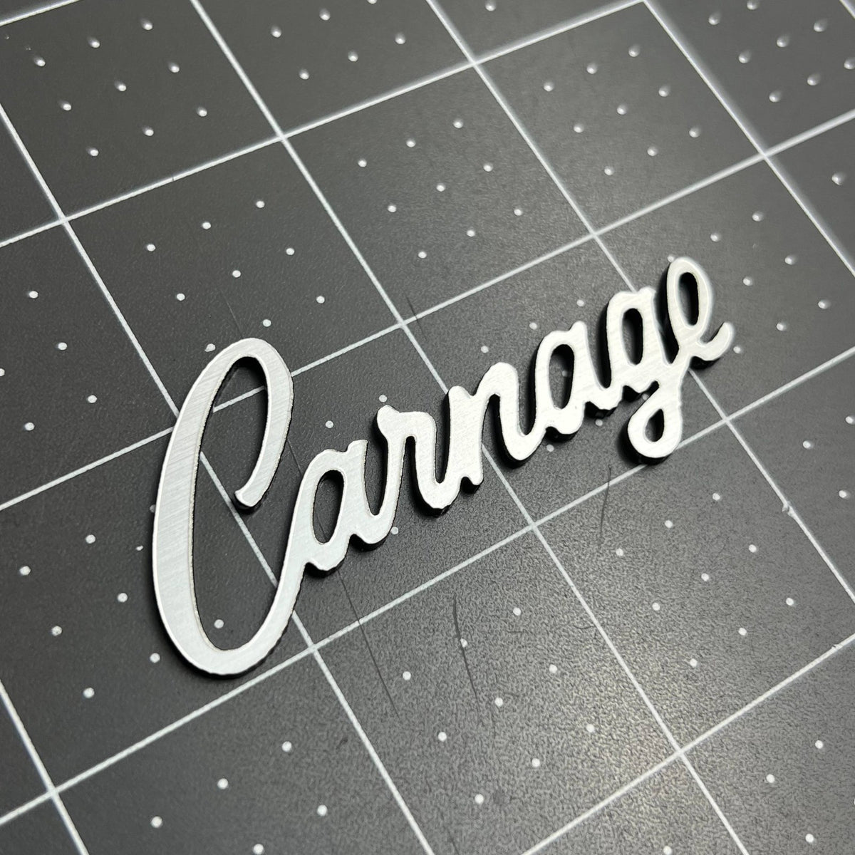 1PC CARNAGE Emblem – 3D Multicolor Acrylic Car & Truck Exterior Badge
