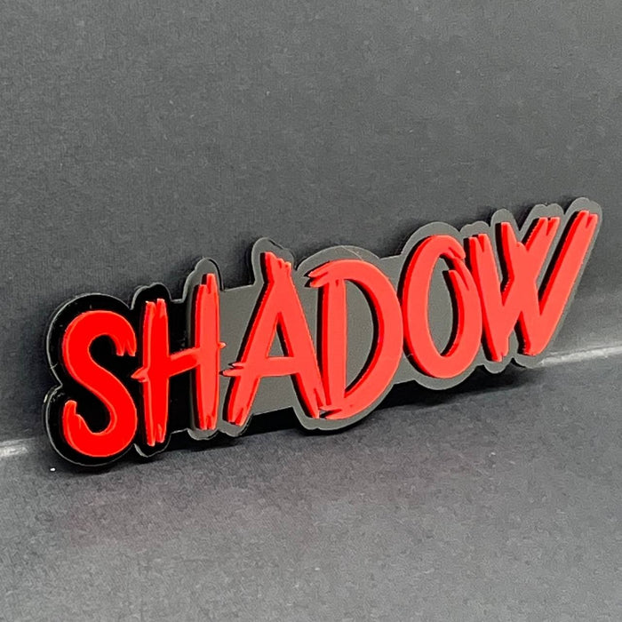 1PC SHADOW Emblem – 3D Acrylic Tailgate Badge Decal for Car Truck SUV