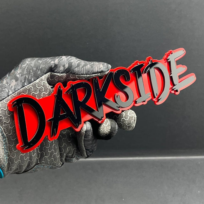 1PC DARKSIDE Emblem – 3D Multicolor Acrylic Car Fender & Tailgate Badge