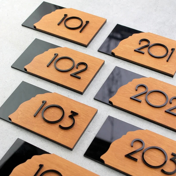 House Number Plaques Personalised Door Numbers Door Signs Custom Number Plate