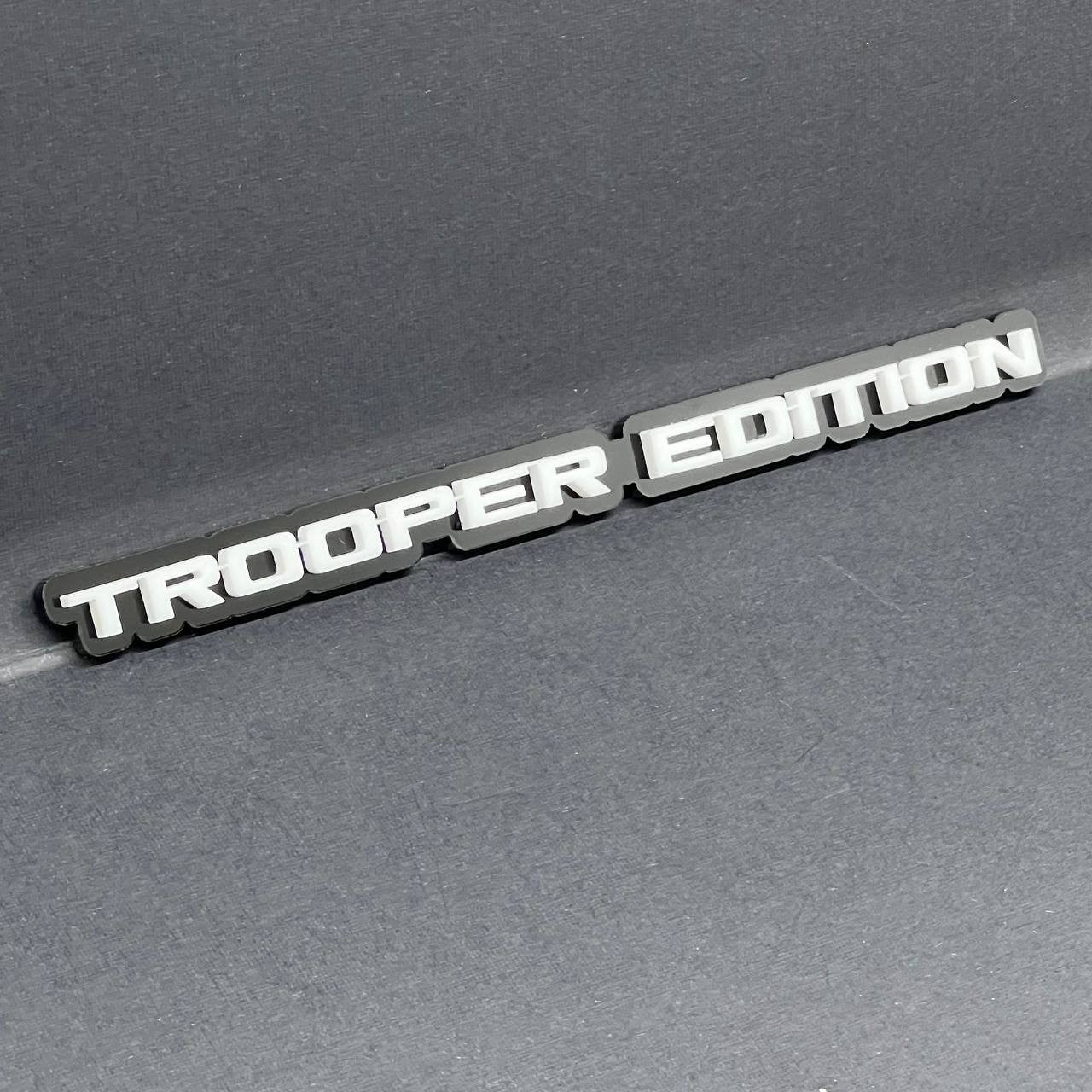 1PC TROOPER EDITION 3D Emblem Multicolor Custom Badge Sticker for Car SUV TRUCK
