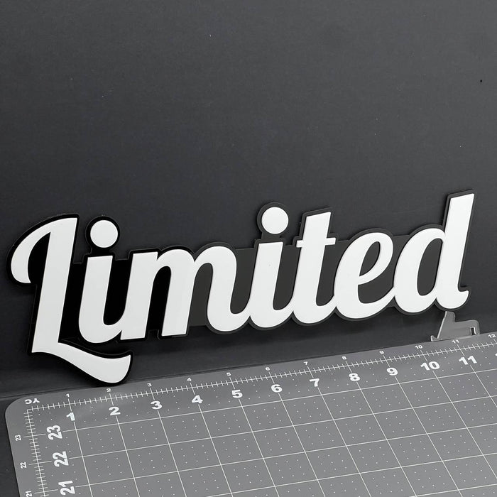 1PC LIMITED 3D Acrylic Emblem Badge for Car SUV or Truck – Fender/Tailgate