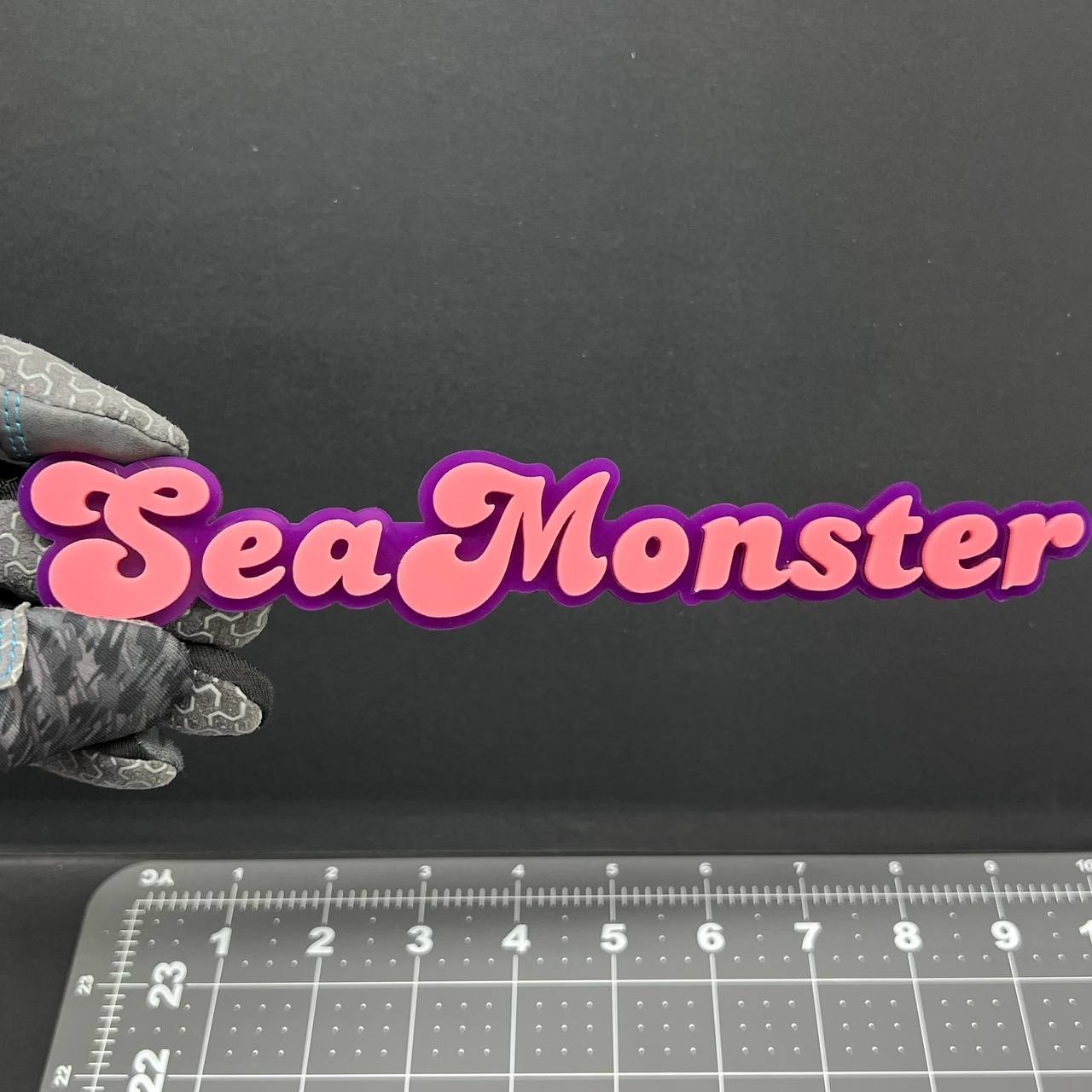 1PC SeaMonster Emblem – 3D Acrylic Tailgate Badge Decal for Car, Truck, SUV