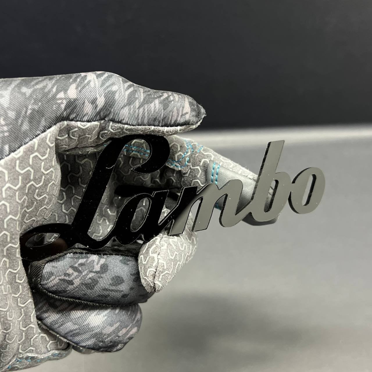 1PC Lamborghini Style Emblem – 3D Lambo Shield Badge Logo for Hood or Trunk