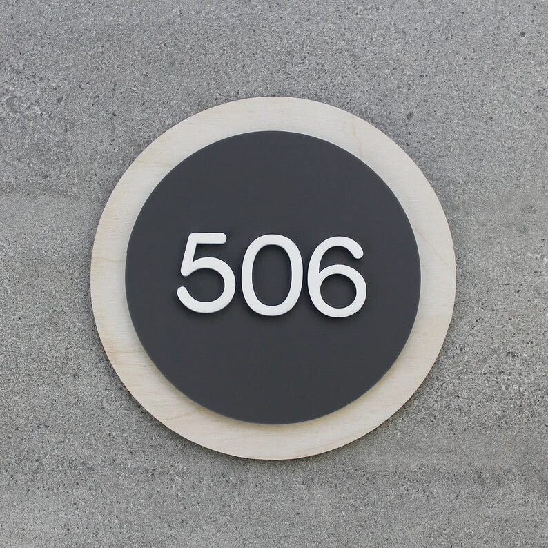 House Door Number Signs House Number Plaques Matt Personalised Address Plaques