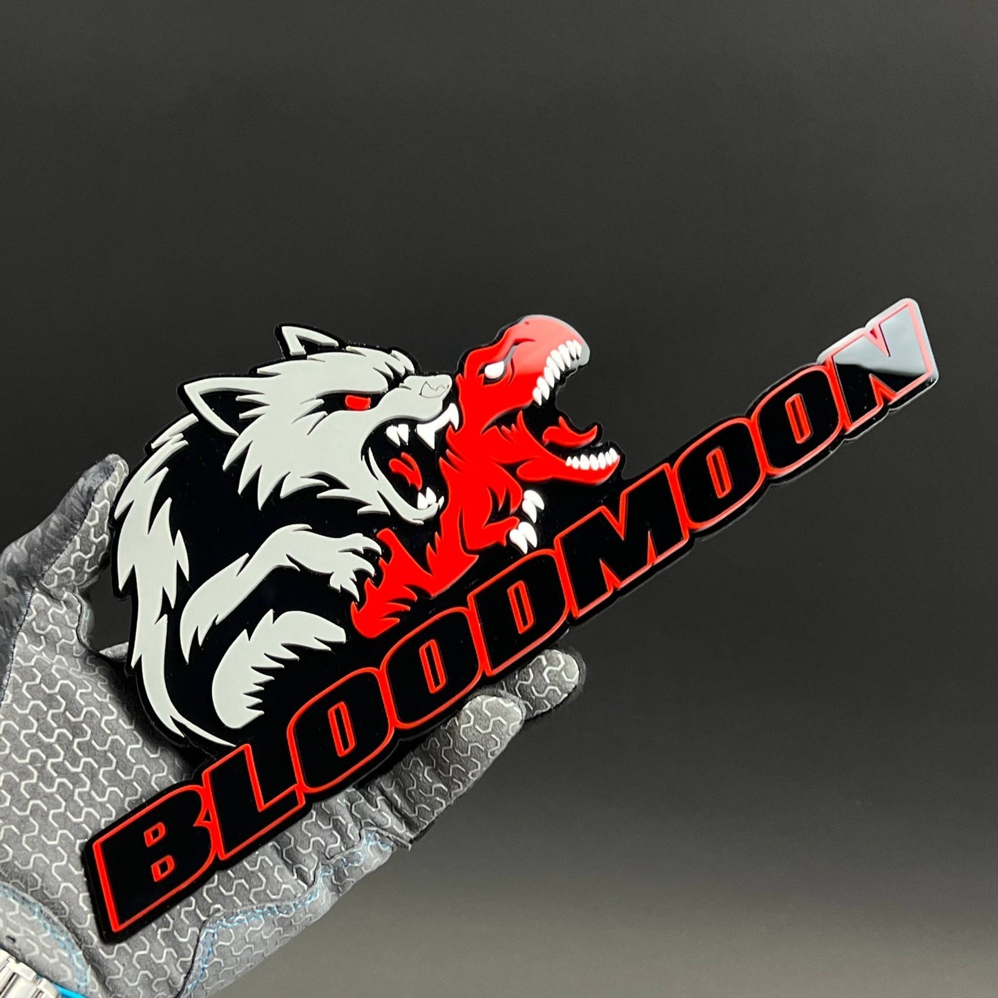 1PCS BLOODMOON 3D Emblem Badge – Acrylic Fender Tailgate Trunk Car Truck Decal