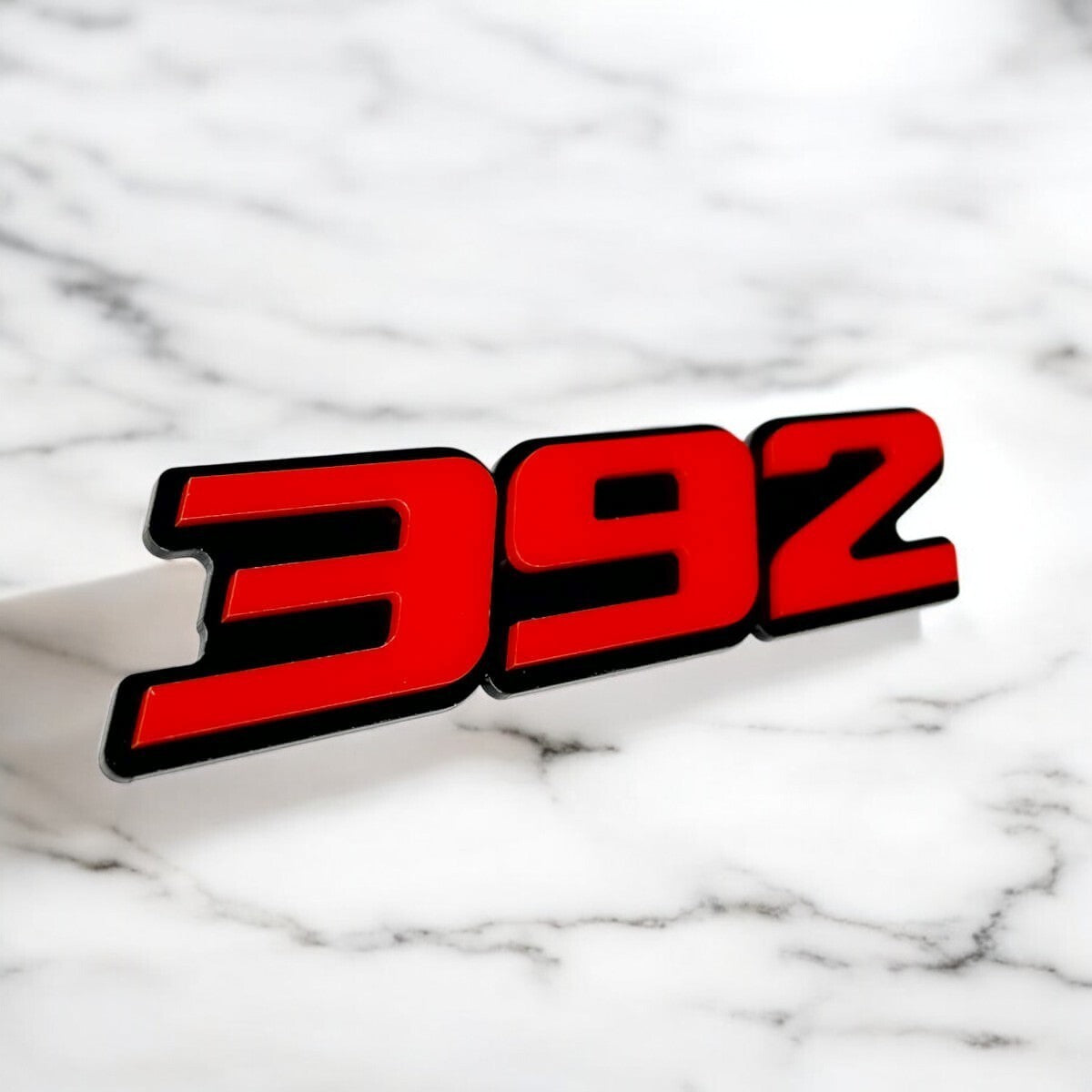 2x red black 392 Emblems 392 Side Fender Badge 3D for 392 Emblem