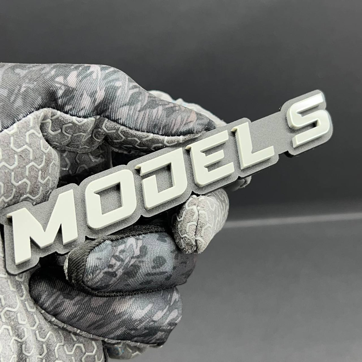 1PC MODEL S Emblem – Acrylic Tailgate or Fender Badge for Car, SUV, Truck