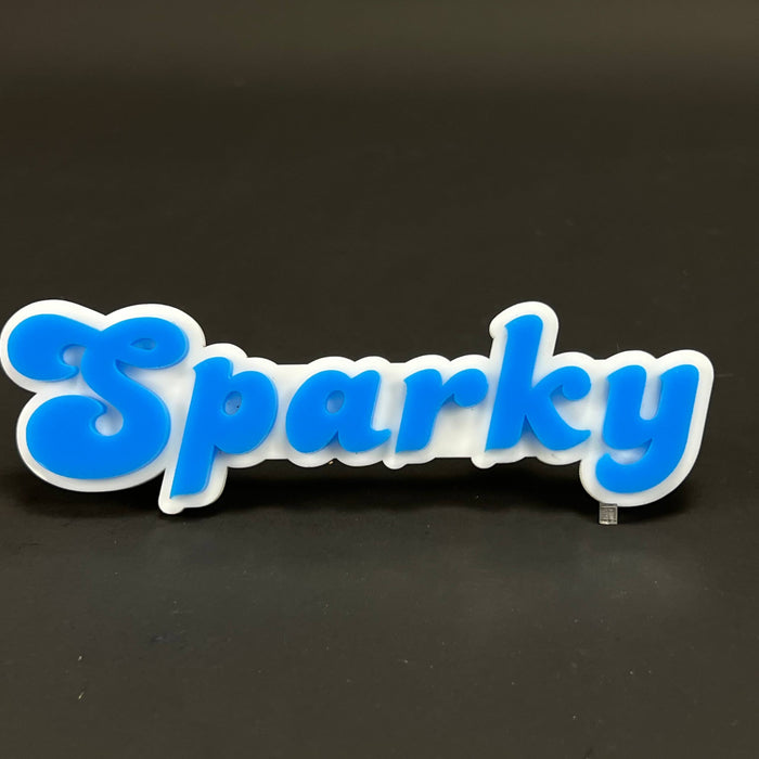 1PC Sparky 3D Acrylic Badge - Car Truck Emblem Fender Tailgate Trunk Sticker