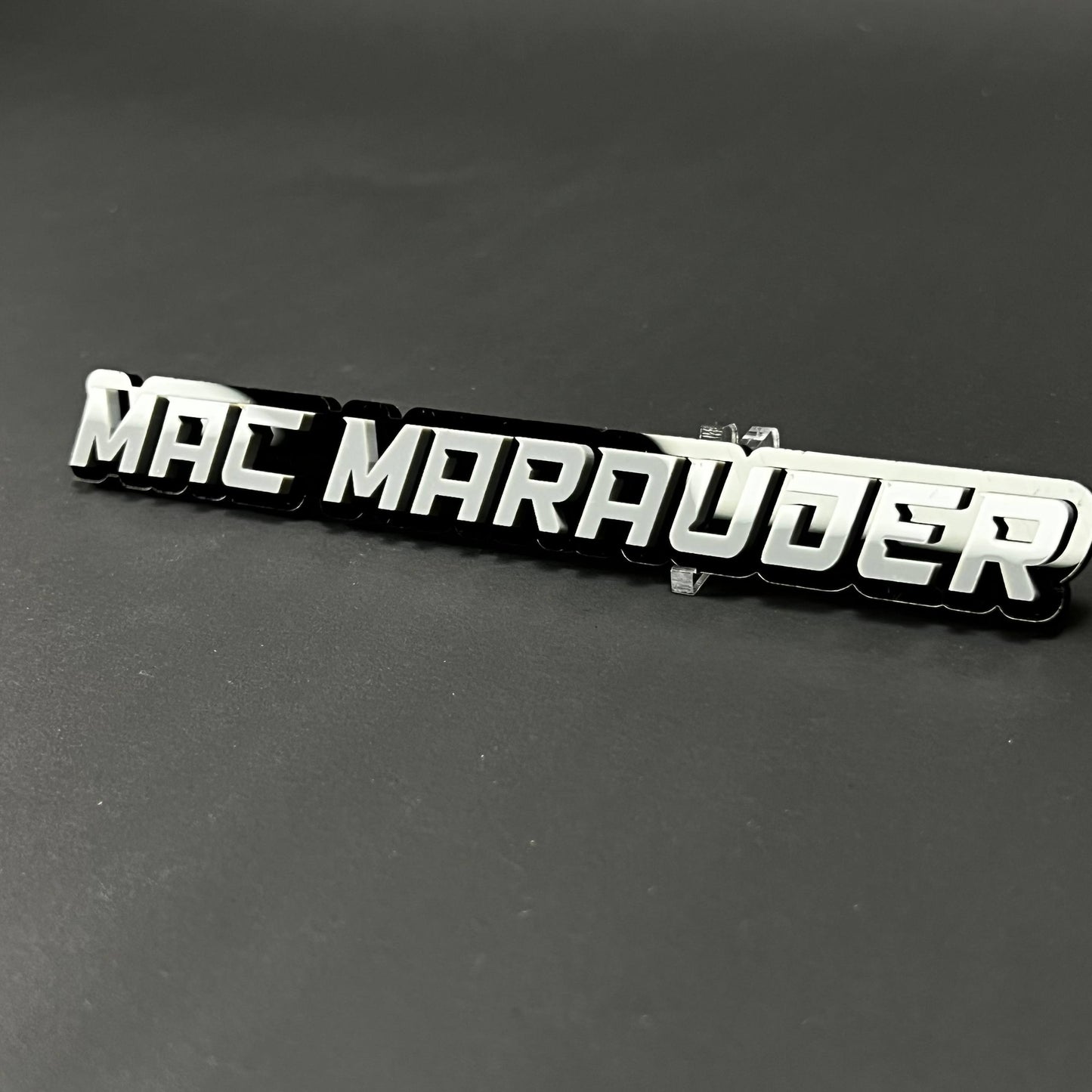 1PC MAC MARAUDER 3D Acrylic Badge - Car Truck Emblem Fender Sticker