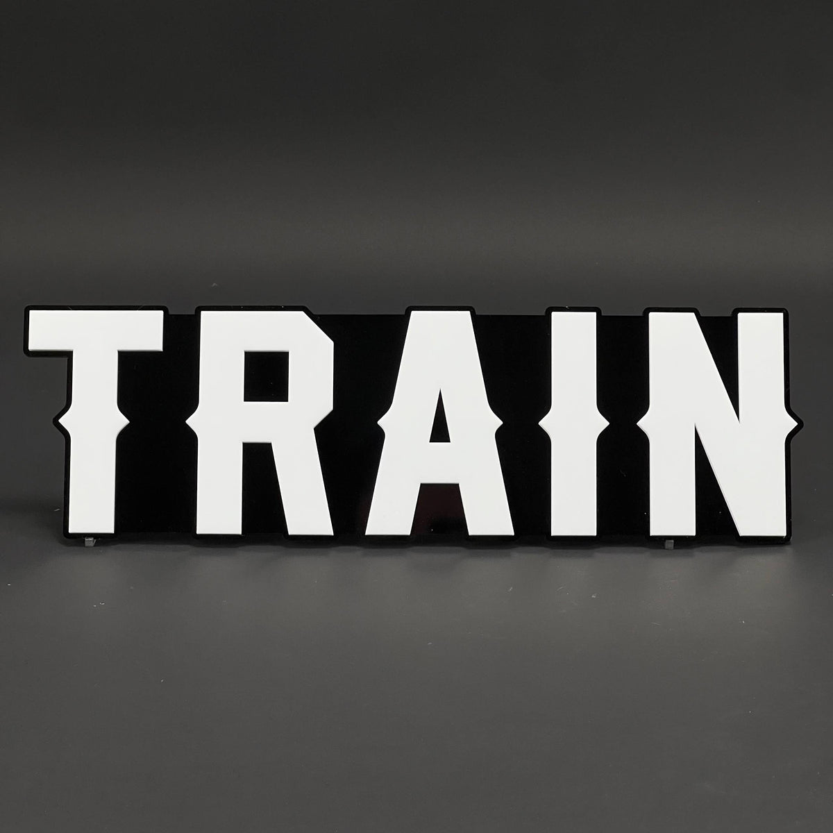 1PC TRAIN 3D Acrylic Badge - Car Truck Emblem Fender Tailgate Trunk Sticker