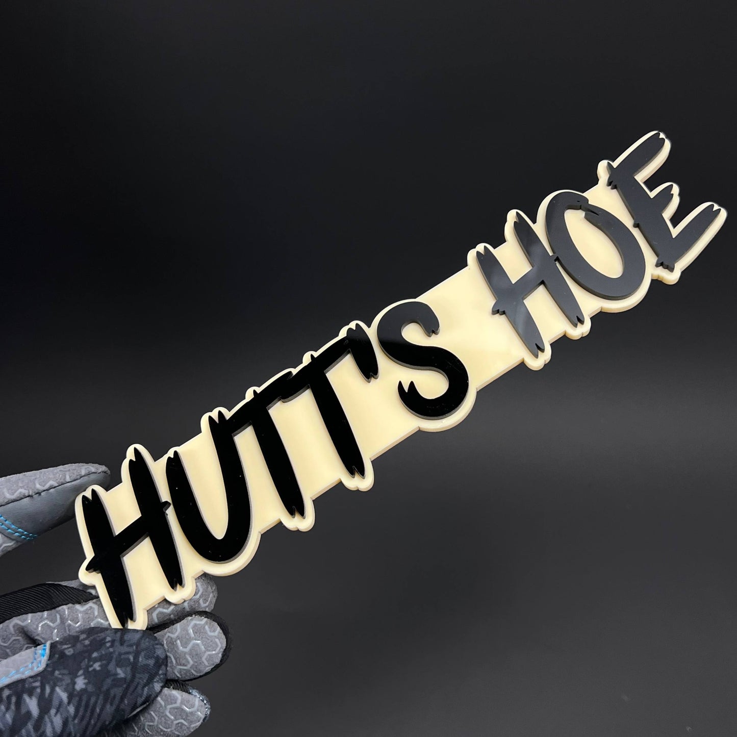 1PC Hutt's HOE 3D Acrylic Badge - Car Truck Emblem Fender Tailgate Trunk Sticker
