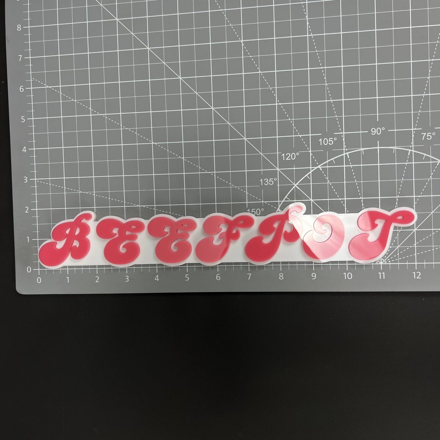 1PC BEEFPOT 3D Acrylic Badge - Car Truck Emblem Fender Tailgate Trunk Sticker