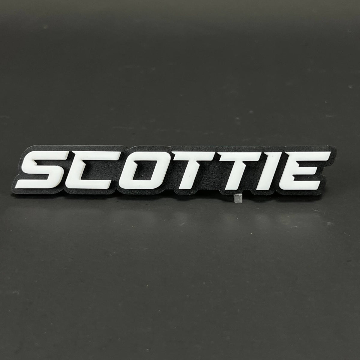 1PC SCOTTIE 3D Acrylic Badge - Car Truck Emblem Fender Tailgate Trunk Sticker