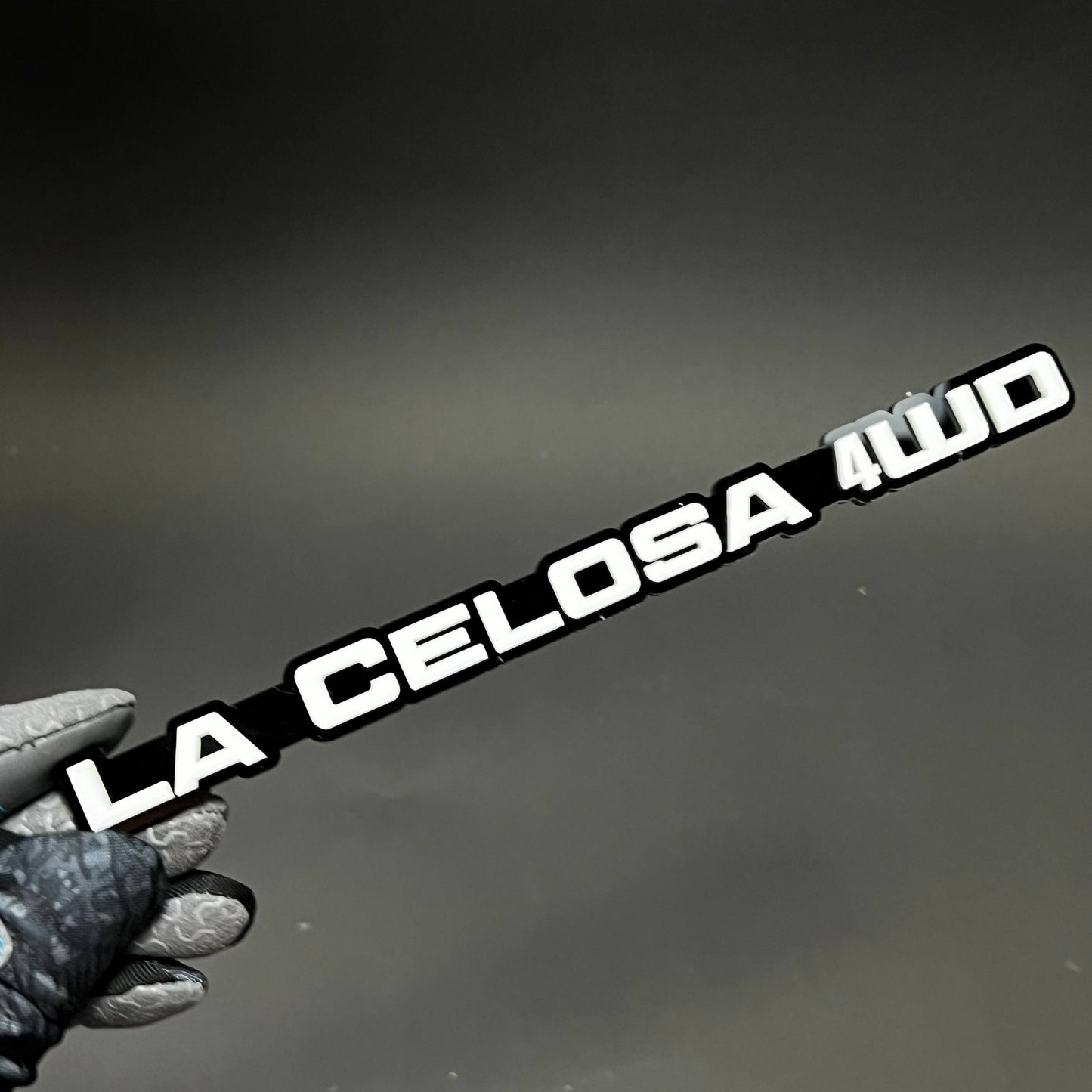 1PC LA CELOSA 4WD 3D Acrylic Badge - Car Truck Emblem Fender Sticker